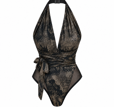 #Color_Metallic Snakeskin