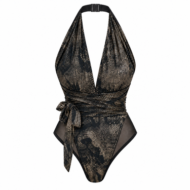 #Color_Metallic Snakeskin