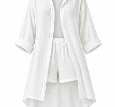 The Isla Shirt Dress & Shorts Set
