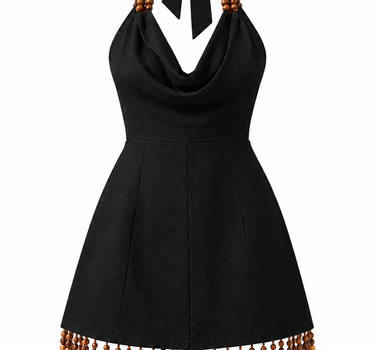 Zuri Beaded Mini Dress