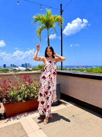 #Color_Red/Coral Floral