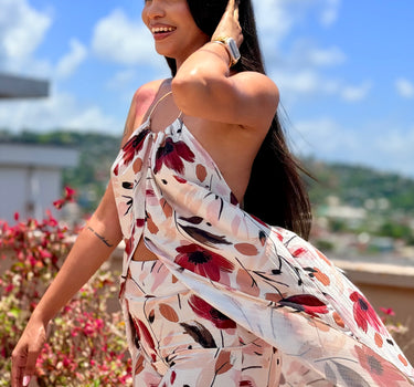 #Color_Red/Coral Floral