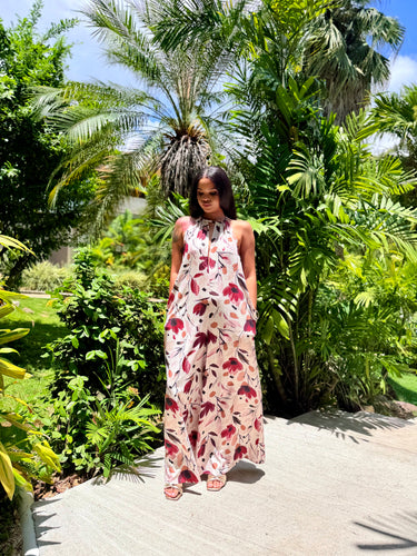 #Color_Red/Coral Floral
