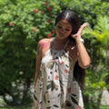 #Color_Olive/Coral Floral